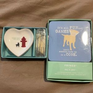 NWT Fringe Dog Is Good Gift Set
